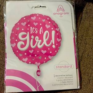 4 It’s a girl balloon